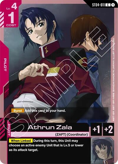 Athrun Zala - ST04-011 - COMMON - Starter Deck 09: Destiny Ignition