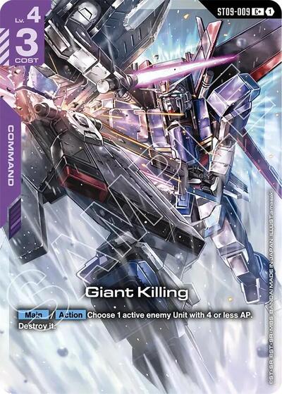Giant Killing (C+) - ST09-009 - Full Art Common - Starter Deck 09: Destiny Ignition