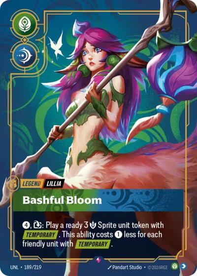 Lillia, Bashful Bloom - 189/219 - Rare - Unleashed