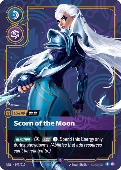 Diana, Scorn of the Moon - 197/219 - Rare - Unleashed
