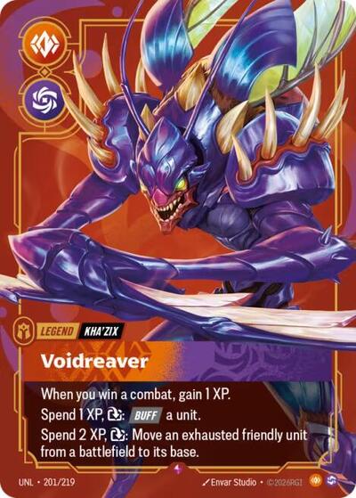 Kha'Zix, Voidreaver - 201/219 - Rare - Unleashed