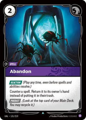 Abandon - 131/219 - Uncommon - Unleashed