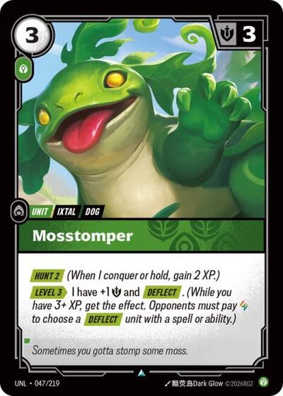 Mosstomper - 047/219 - Uncommon - Unleashed
