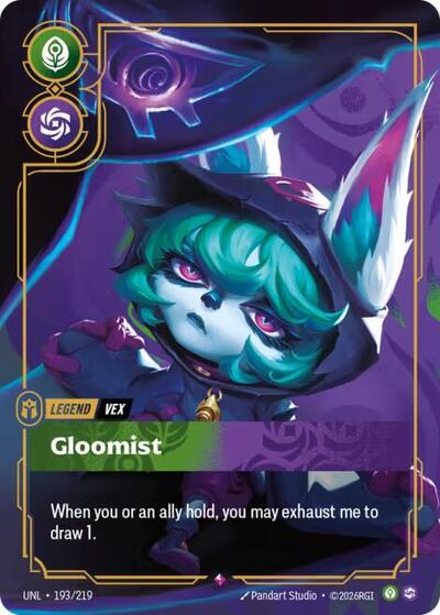 Vex, Gloomist - 193/219 - Rare - Unleashed