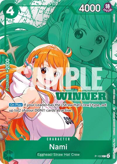 Nami (Winner Pack 2026 Vol. 2) - P-102 - Promo - One Piece Promotion Cards
