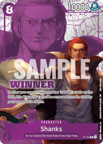 Shanks (Winner Pack 2026 Vol. 2) - P-104 - Promo - One Piece Promotion Cards