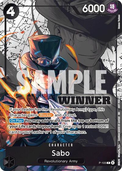 Sabo (Winner Pack 2026 Vol. 2) - P-105 - Promo - One Piece Promotion Cards