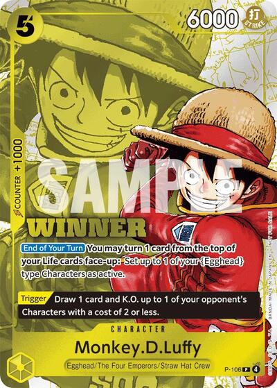 Monkey.D.Luffy (Winner Pack 2026 Vol. 2) - P-106 - Promo - One Piece Promotion Cards