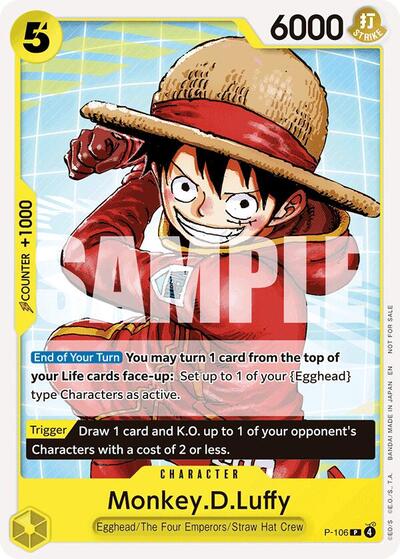 Monkey.D.Luffy (Tournament Pack 2026 Vol. 2) - P-106 - Promo - One Piece Promotion Cards