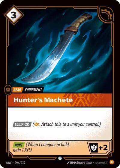 Hunter's Machete - 096/219 - Common - Unleashed