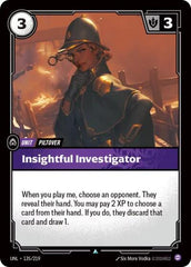 Insightful Investigator - 135/219 - Uncommon - Unleashed