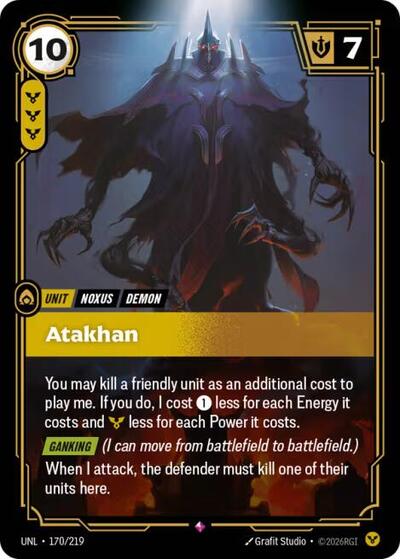 Atakhan - 170/219 - Rare - Unleashed
