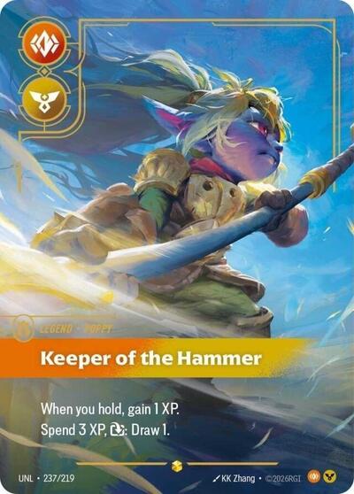 Poppy, Keeper of the Hammer - 237/219 - Showcase (Overnumbered) - Unleashed