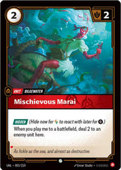 Mischievous Marai - 003/219 - Common - Unleashed