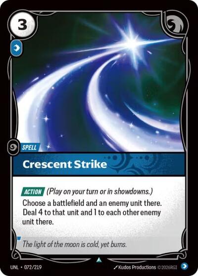 Crescent Strike - 072/219 - Uncommon - Unleashed