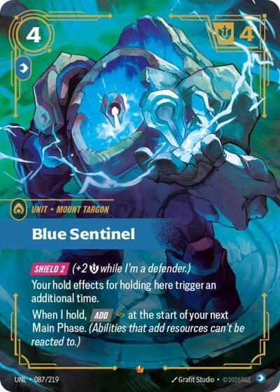 Blue Sentinel - 087/219 - Epic - Unleashed