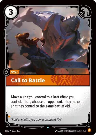 Call to Battle - 101/219 - Uncommon - Unleashed