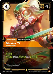 Master Yi, Tempered - 113a/219 - Showcase (Alternate Art) - Unleashed