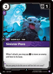 Sinister Poro - 137/219 - Uncommon - Unleashed