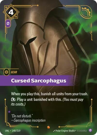 Cursed Sarcophagus - 148/219 - Epic - Unleashed