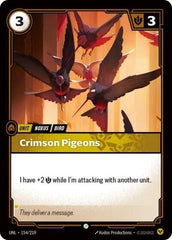 Crimson Pigeons - 154/219 - Common - Unleashed