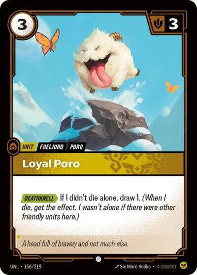 Loyal Poro - 156/219 - Common - Unleashed