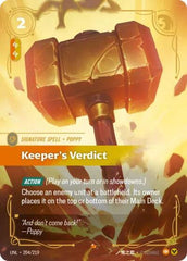 Keeper's Verdict - 204/219 - Epic - Unleashed