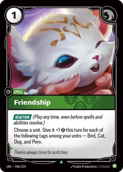 Friendship - 046/219 - Uncommon - Unleashed