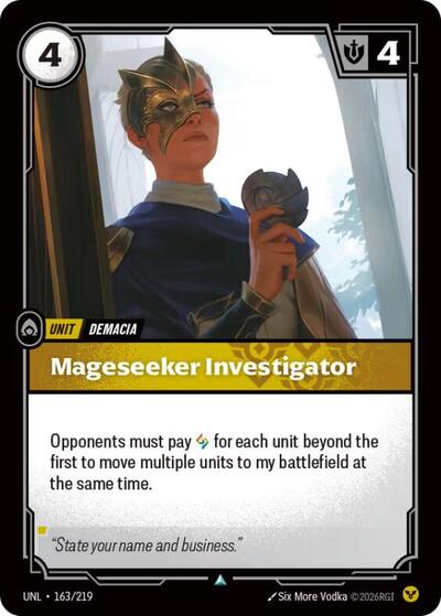 Mageseeker Investigator - 163/219 - Uncommon - Unleashed