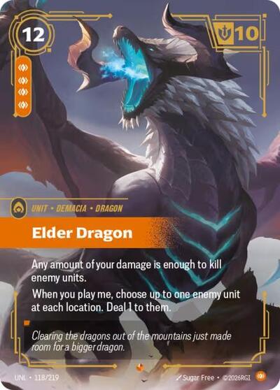 Elder Dragon - 118/219 - Epic - Unleashed