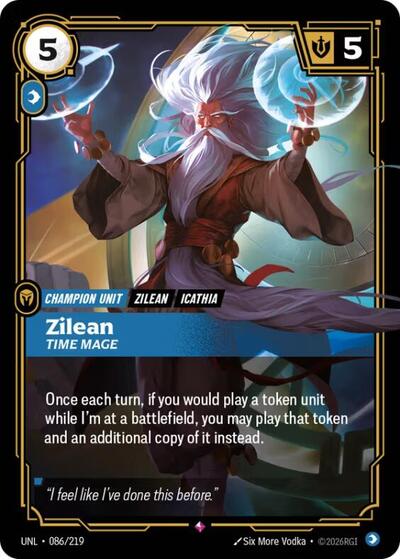 Zilean, Time Mage - 086/219 - Rare - Unleashed