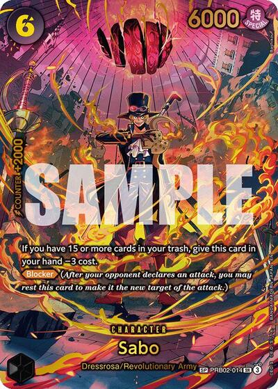 Sabo - PRB02-014 - Super Rare (Special Alternate Art) - Adventure on Kami's Island