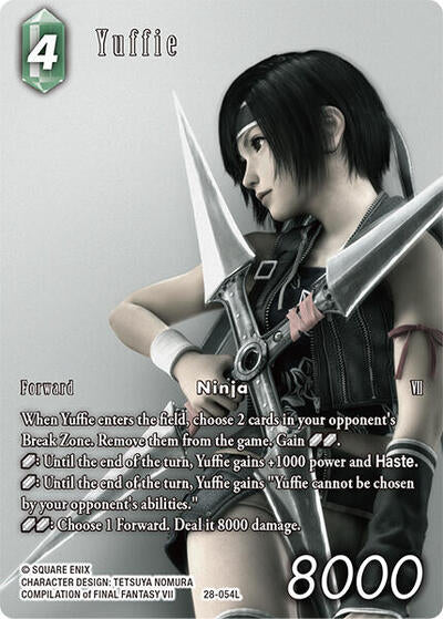 Yuffie - 28-054L - Legend (Full Art) - Dreamlike Oceans
