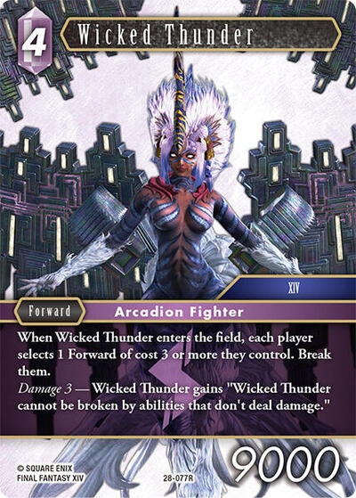 Wicked Thunder - 28-077R - Rare - Dreamlike Oceans