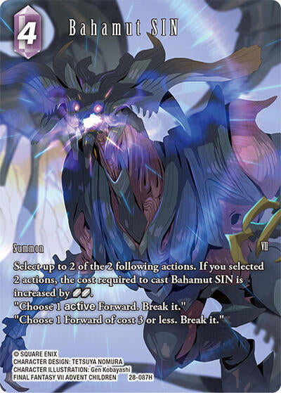 Bahamut SIN - 28-087H - Hero (Full Art) - Dreamlike Oceans