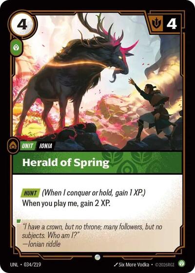 Herald of Spring - 034/219 - Common - Unleashed
