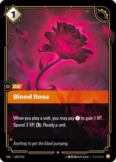 Blood Rose - 109/219 - Rare - Unleashed