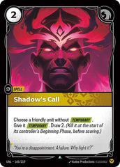 Shadow's Call - 165/219 - Uncommon - Unleashed