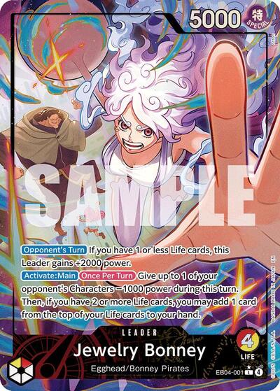 Jewelry Bonney - EB04-001 - Leader (Alternate Art) - Adventure on Kami's Island
