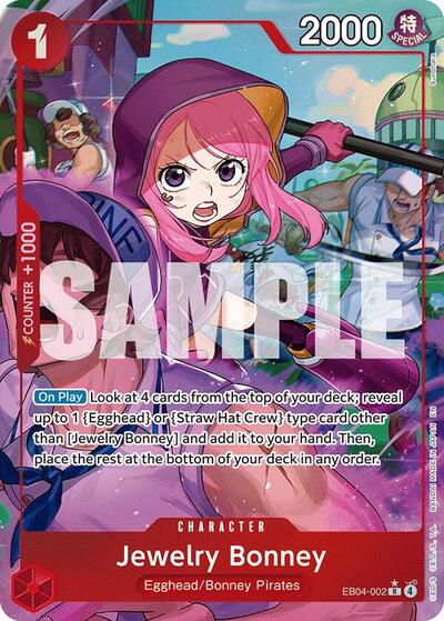 Jewelry Bonney - EB04-002 - Rare (Alternate Art) - Adventure on Kami's Island