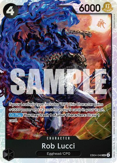 Rob Lucci - EB04-048 - Super Rare - Adventure on Kami's Island