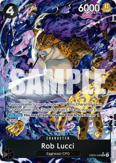 Rob Lucci - EB04-048 - Super Rare (Alternate Art) - Adventure on Kami's Island