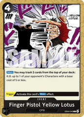 Finger Pistol Yellow Lotus - EB04-049 - Common - Adventure on Kami's Island