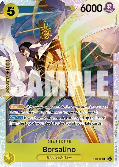 Borsalino - EB04-058 - Super Rare - Adventure on Kami's Island