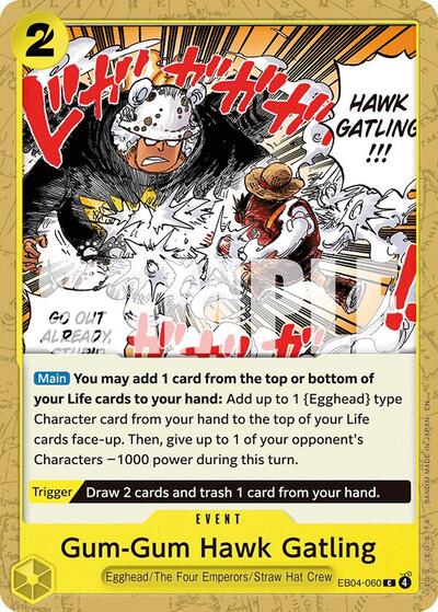 Gum-Gum Hawk Gatling - EB04-060 - Common - Adventure on Kami's Island