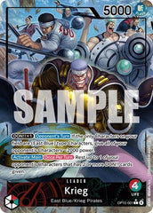 Krieg - OP15-001 - Leader (Alternate Art) - Adventure on Kami's Island