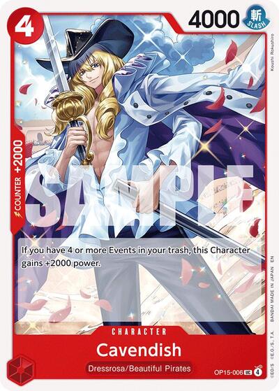 Cavendish - OP15-006 - Uncommon - Adventure on Kami's Island