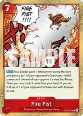 Fire Fist - OP15-020 - Rare - Adventure on Kami's Island