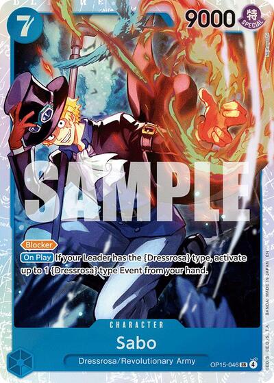 Sabo - OP15-046 - Super Rare - Adventure on Kami's Island