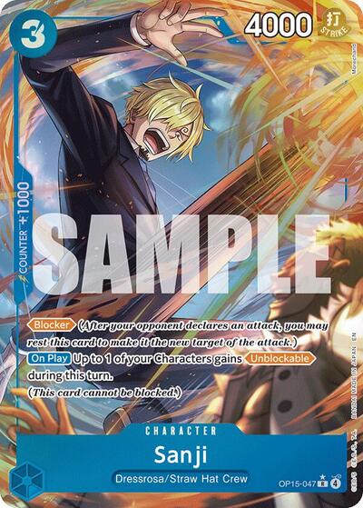 Sanji - OP15-047 - Rare (Alternate Art) - Adventure on Kami's Island
